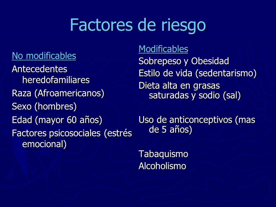 Edad con mayor riesgo de hipertensión